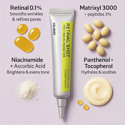 K-Beauty™ Celimax Retinal Shot A-Shot technology
